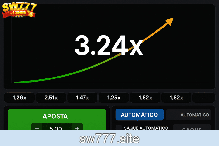 Crash game SW777 ganhos rápidos e diversão!