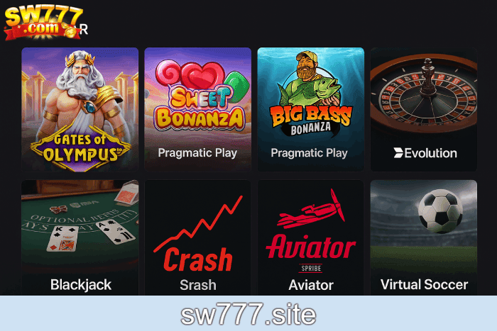 Jogos de caça-níqueis Cassino SW777 online