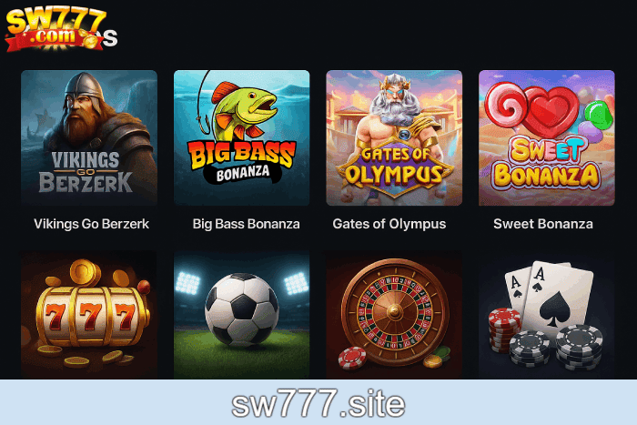 Jogos de cassino SW777